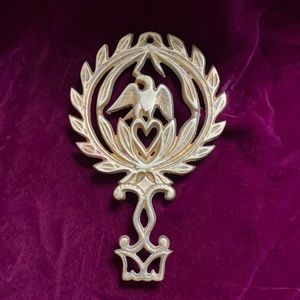 Vintage 1950’s Brass Eagle Trivet